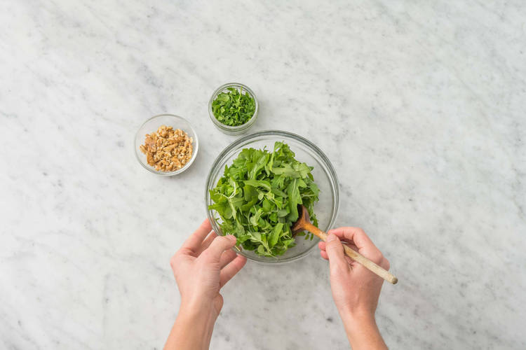 Salade maken
