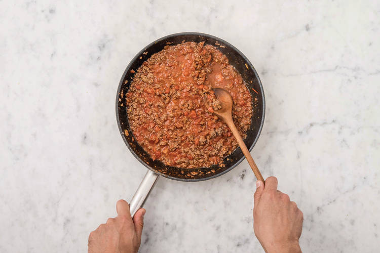 Cook the chermoula beef
