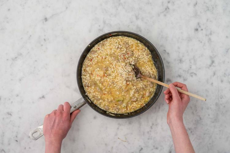 Cuire le risotto