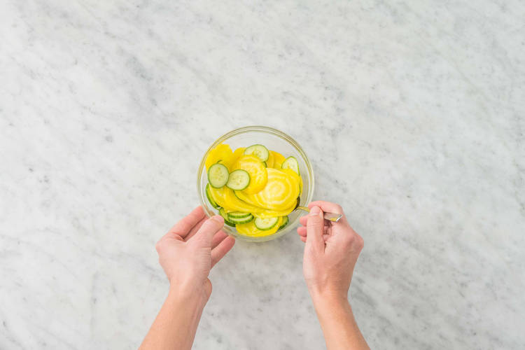 Préparer les pickles