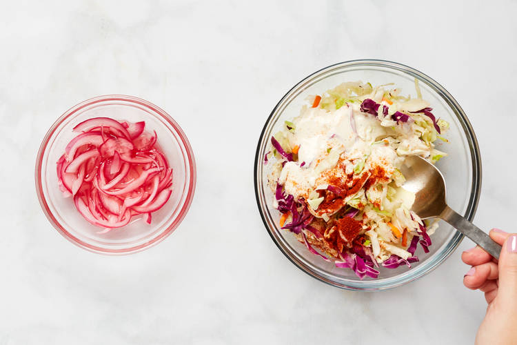 Pickle Onion & Make Slaw