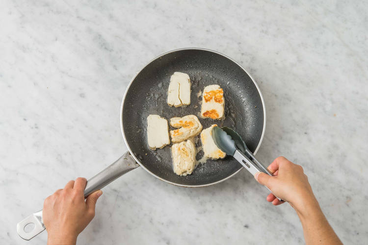 Halloumi zubereiten