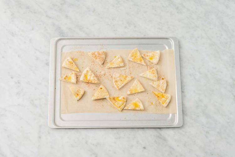 Faire rôtir les pains pitas