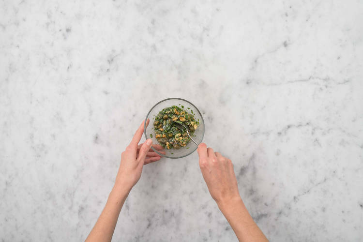 Préparer la vinaigrette