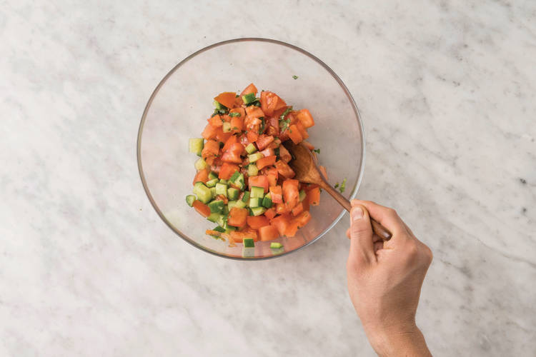 Make the tomato salsa