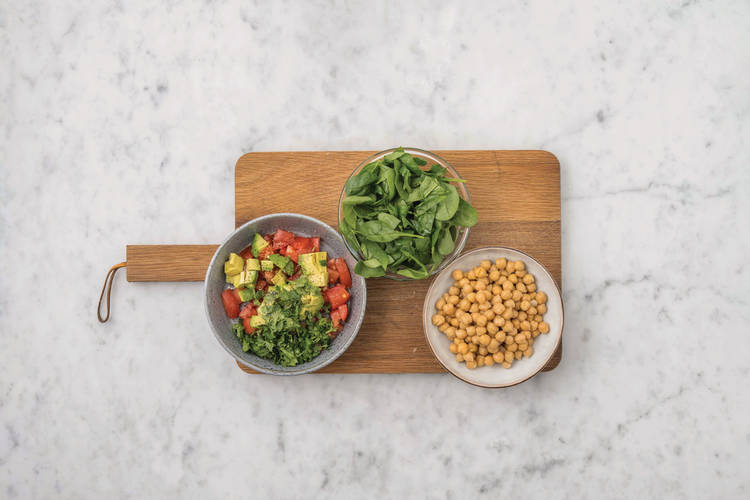 Prep the toppings