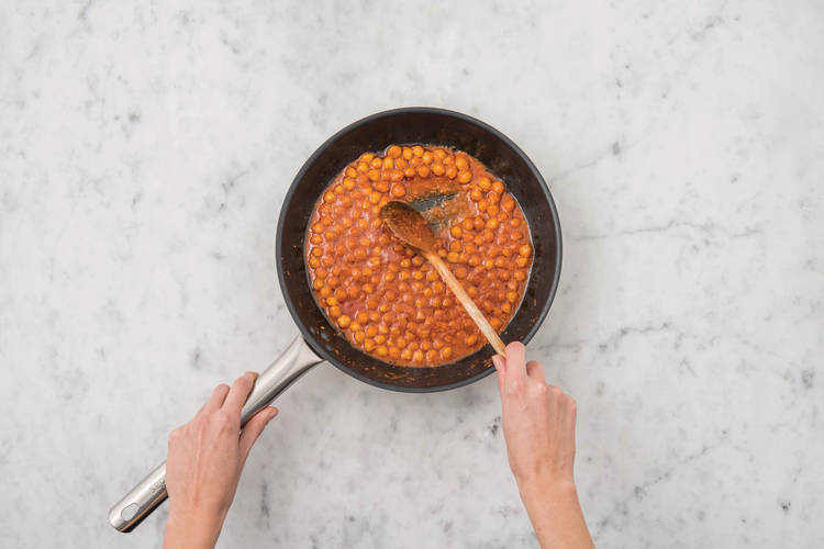 Cook the chickpeas