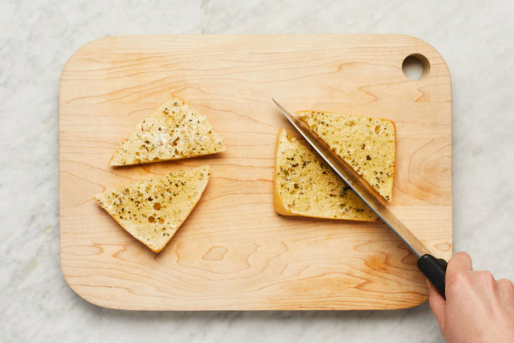 Make Garlic Toasts