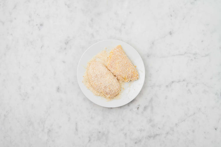 Préparer le cordon bleu