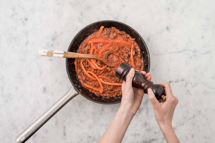 Cook the Bolognese