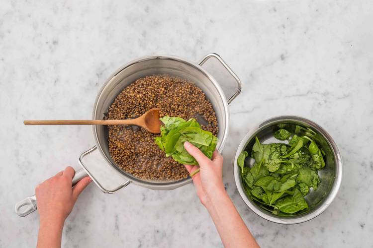Add the Spinach
