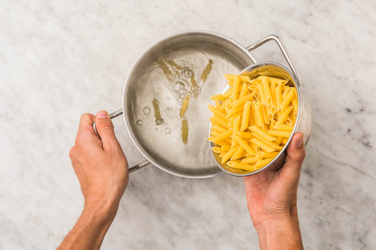 COOK THE PASTA