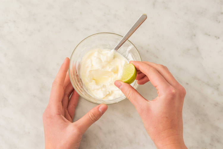Bland limedressing
