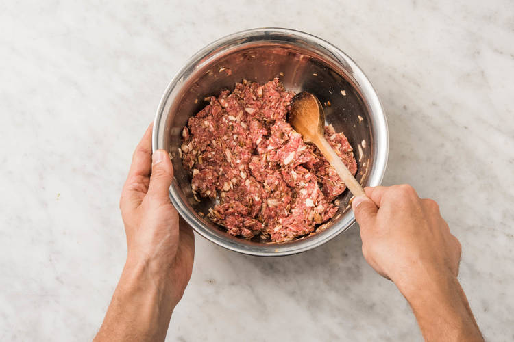 Für das Fleisch