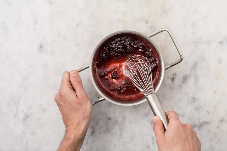 Préparer la garniture