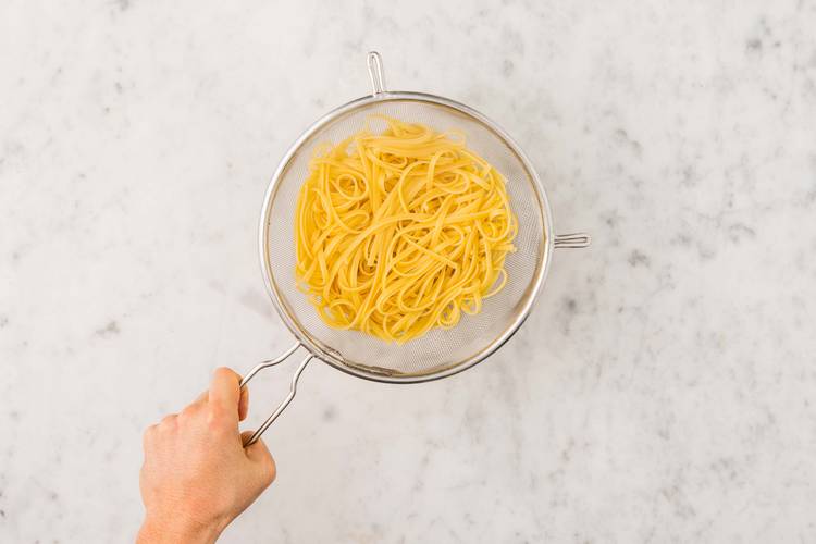 Cook the pasta