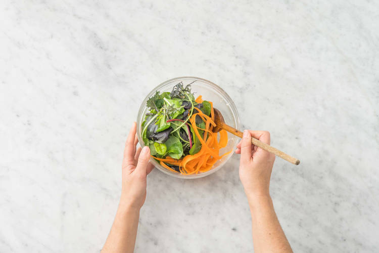 Faire la vinaigrette
