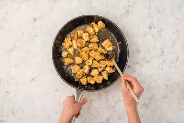 cook the chicken