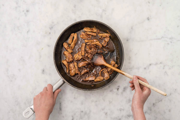 Add the hoisin sauce