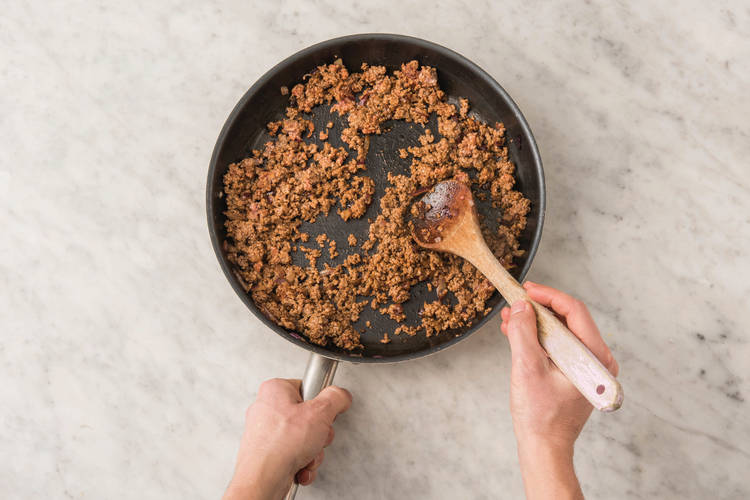 Brown the mince