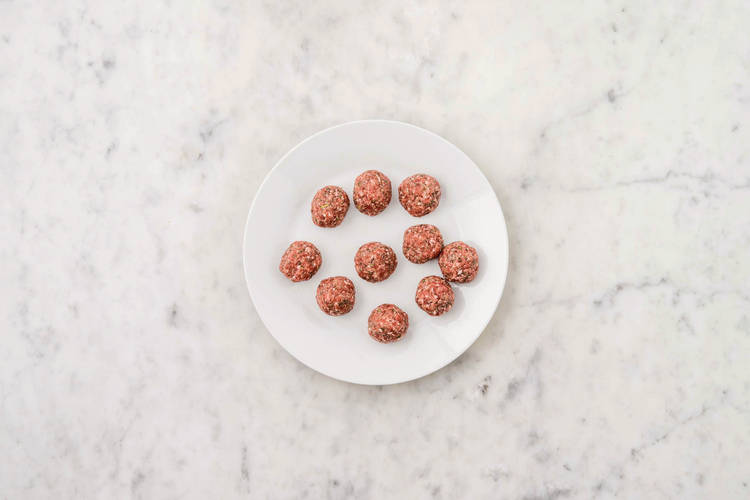 Make the meatballs