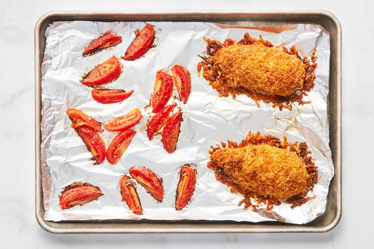 Roast Tomatoes & Chicken