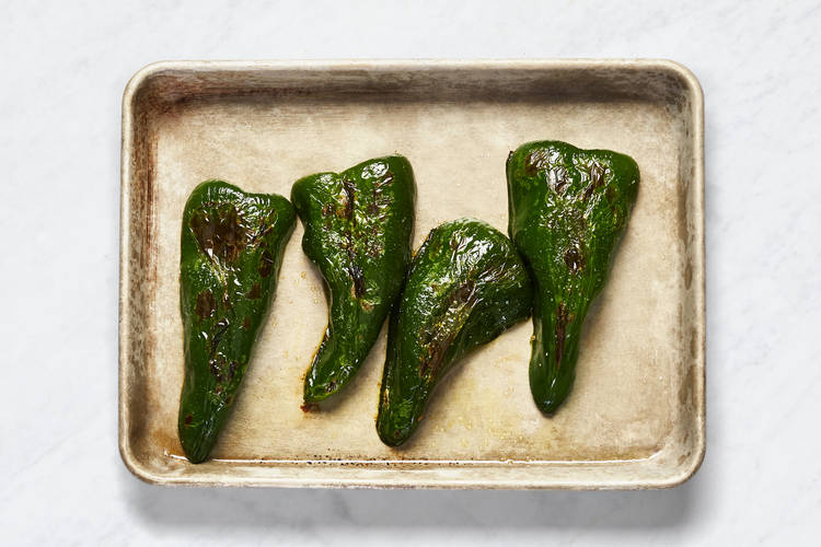 Roast Poblanos