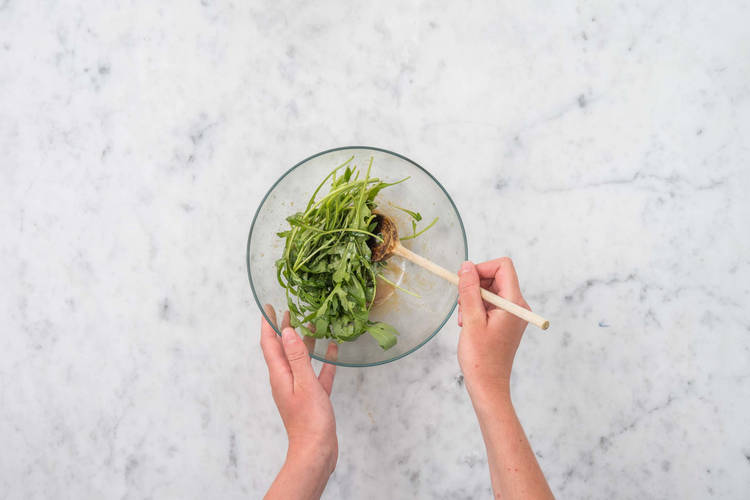 Préparer la salade