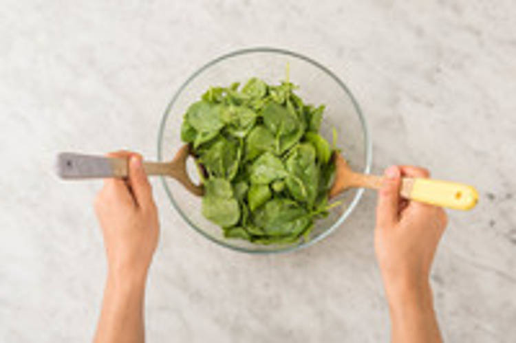 Préparer la salade