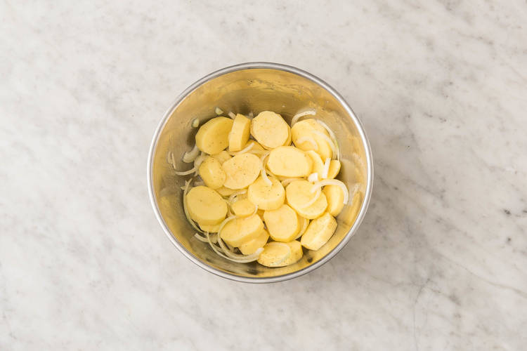 Kartoffeln backen