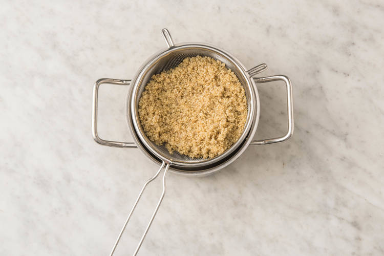 Quinoa waschen