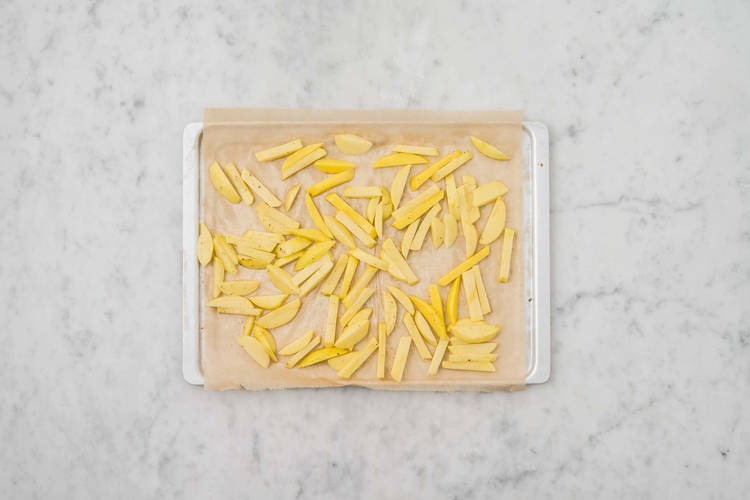 Préparer les frites