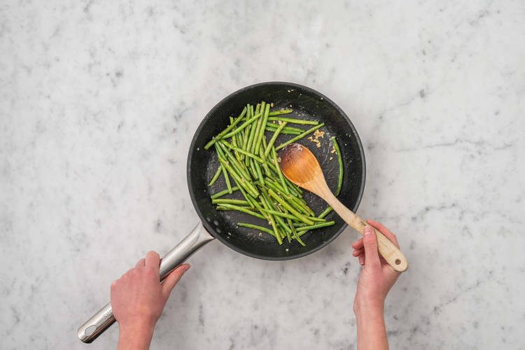 Cuire les haricots verts