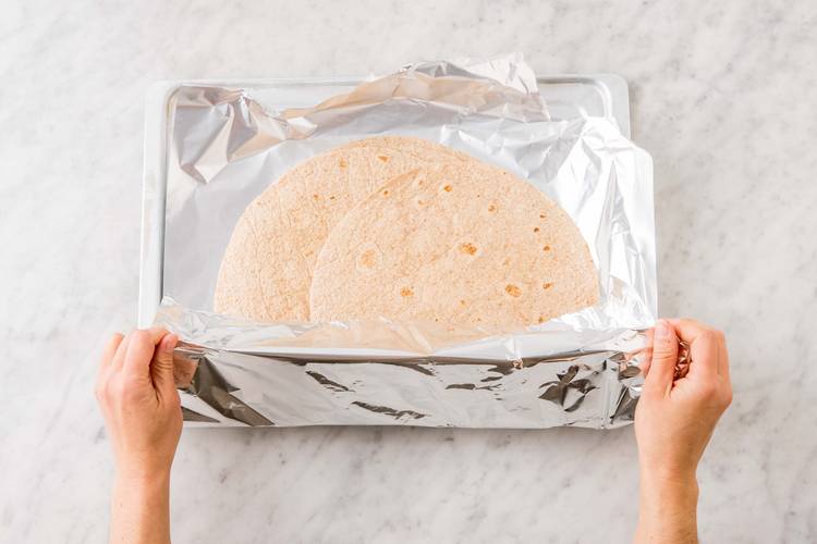 Réchauffer les tortillas