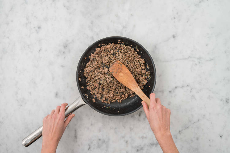 Faire cuire le bœuf