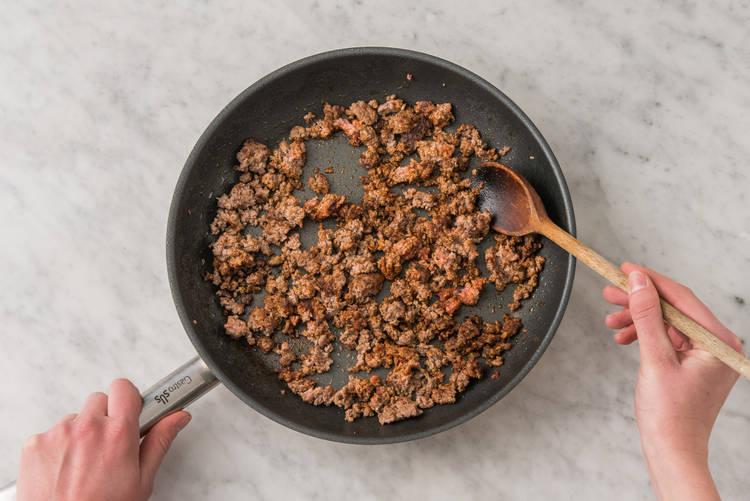 Faire cuire le bœuf