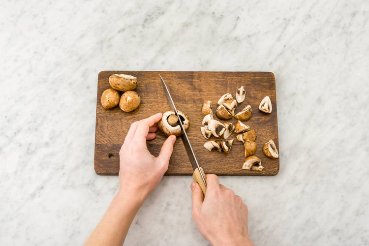 Cuire les champignons