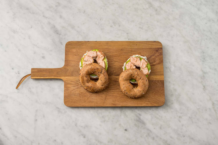 Garnir les bagels