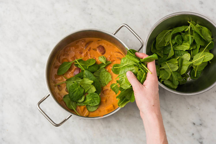 Curry fertigstellen