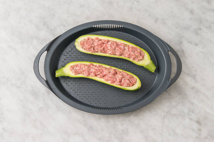 Zucchini füllen