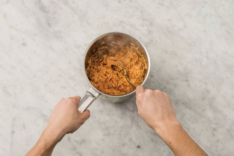 Add the rice