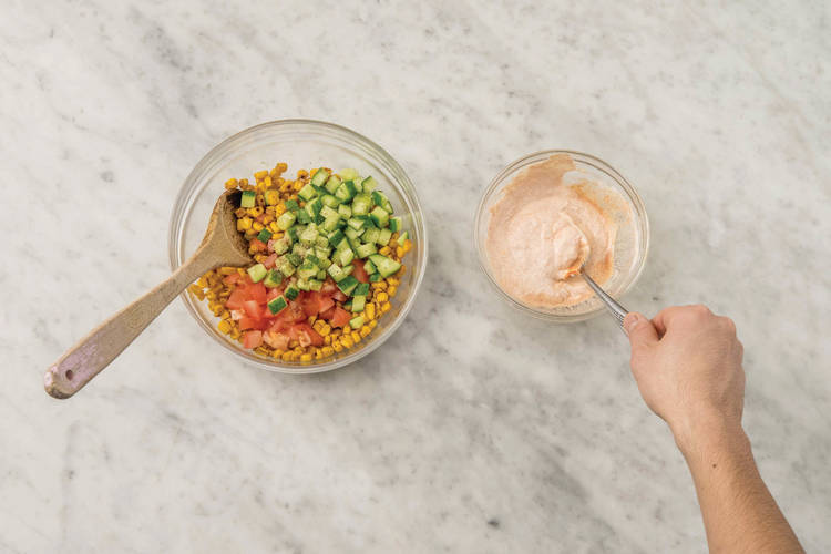 Prep the toppings