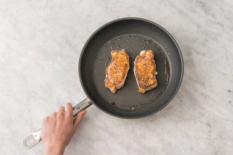 Cook the pork