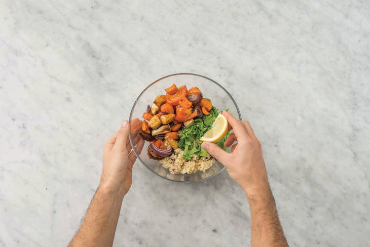 Finish the couscous