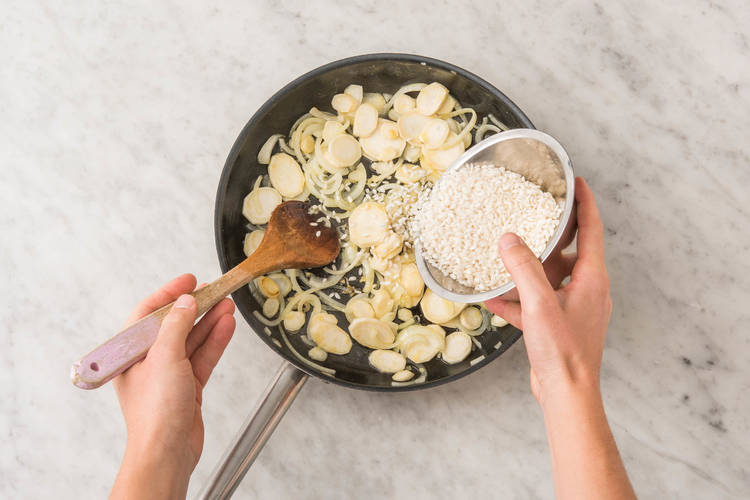 Préparer le risotto