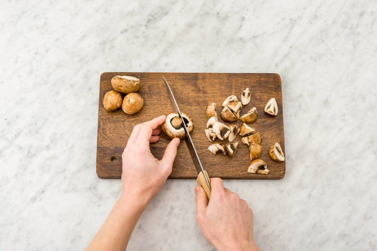 Champignons bakken