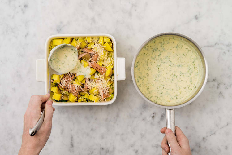 Préparer le gratin