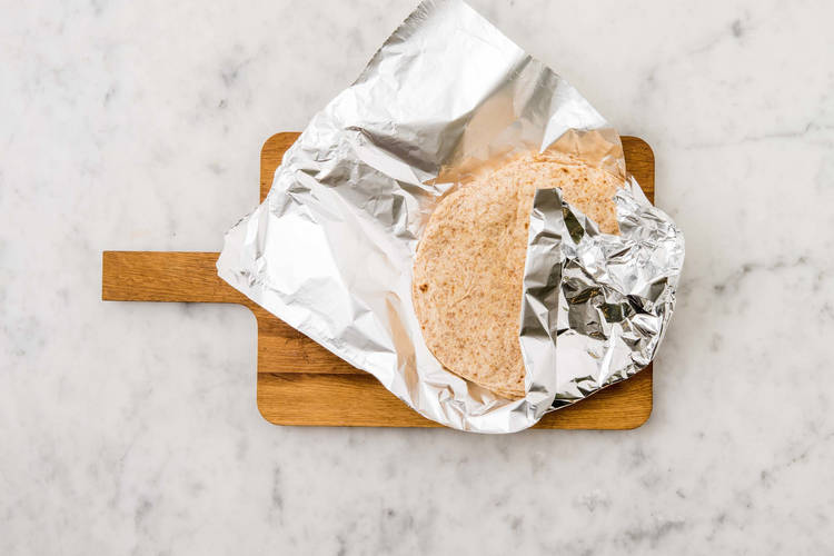 Tortilla verwarmen