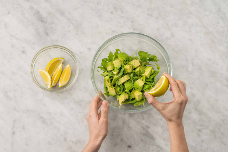 Förbered sallad