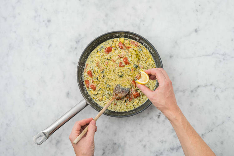 Tillsätt pesto